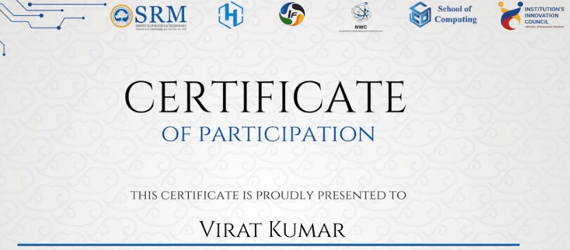 Ideathon at SRM Chennai